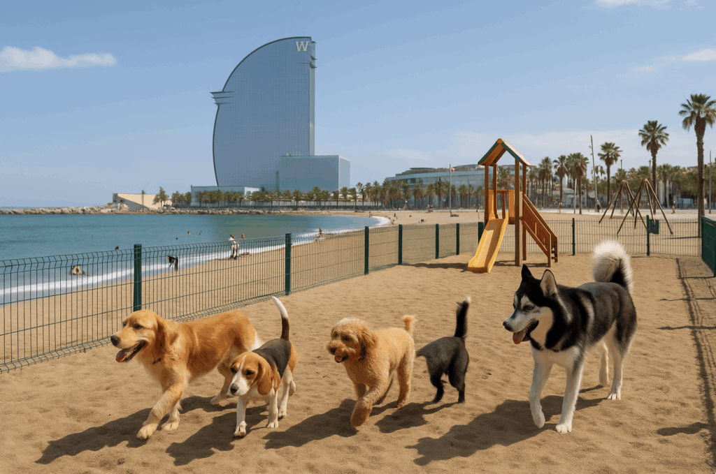 parque para perro barcelona